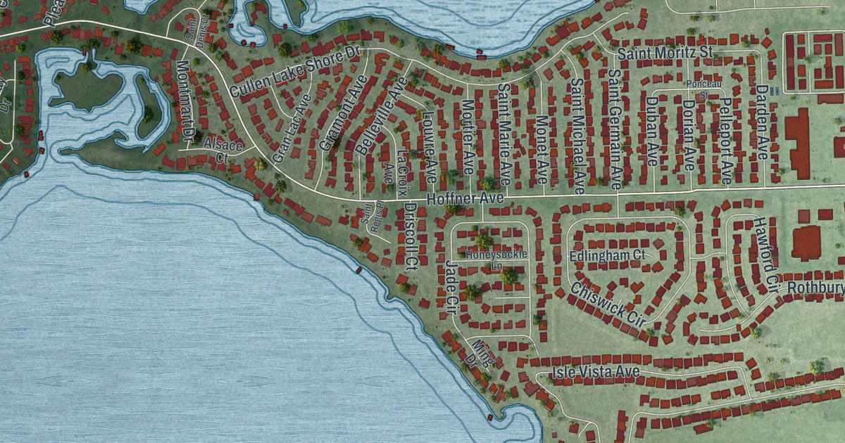 Map of Belle Isle, Florida in 2026