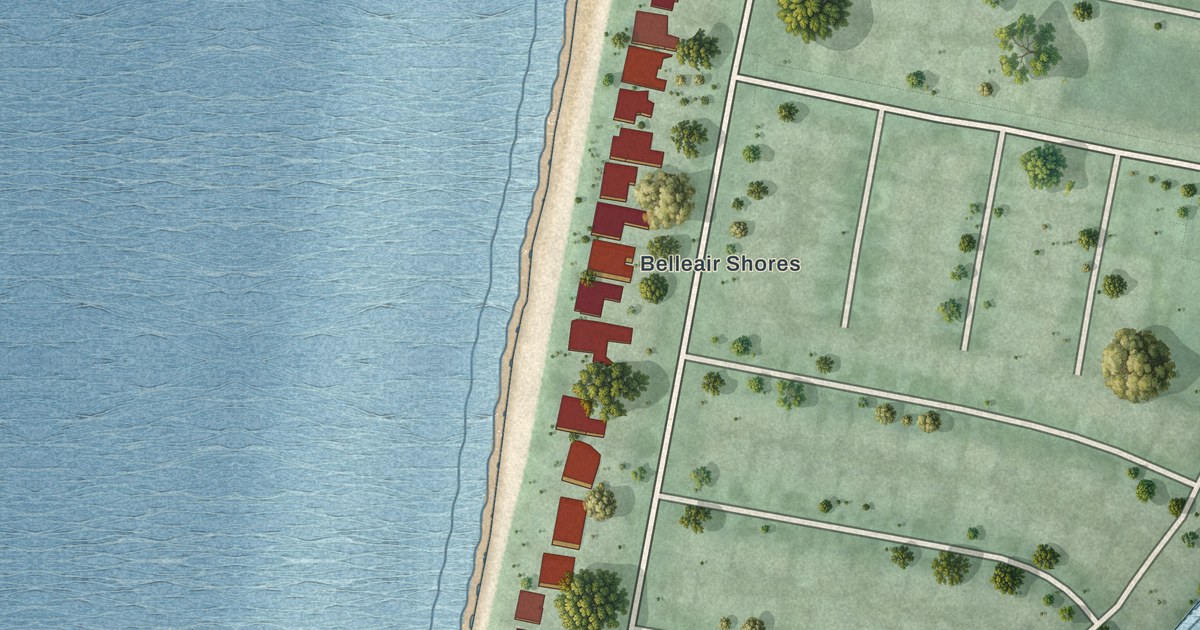 Map of Belleair Shore, Florida in 2026
