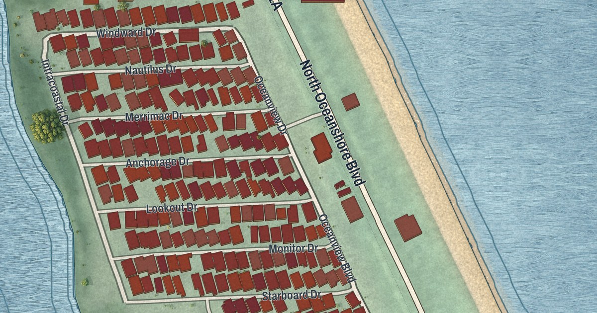 Map of Beverly Beach, Florida in 2026