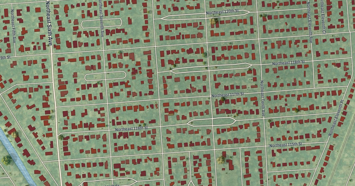 Map of Biscayne Park, Florida in 2026