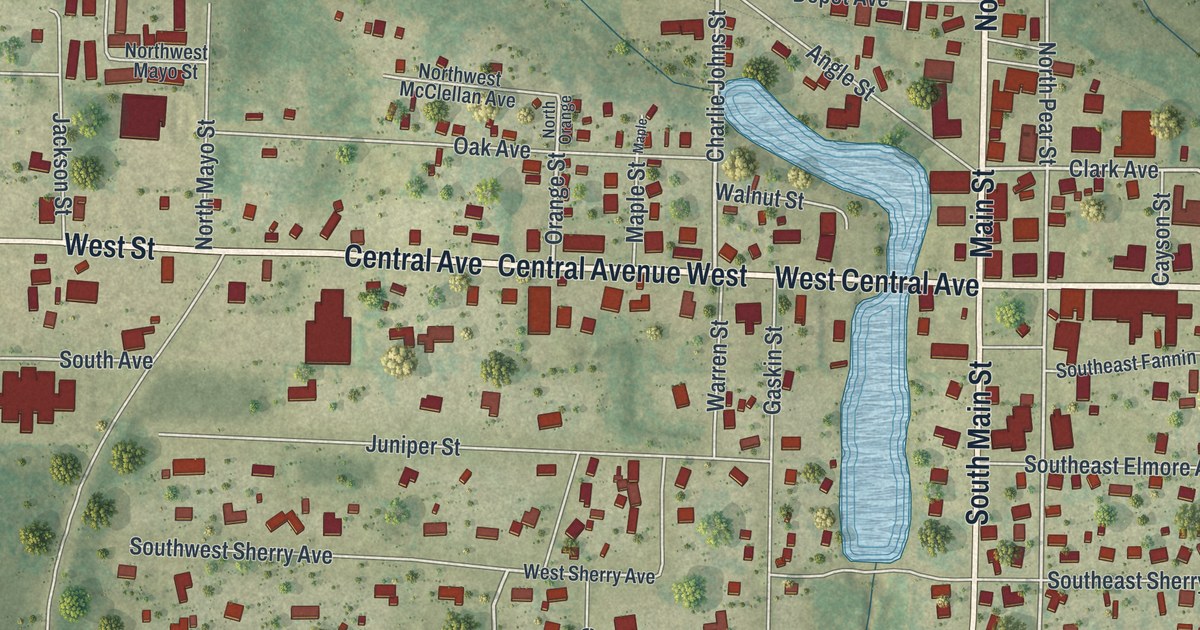 Map of Blountstown, Florida in 2026