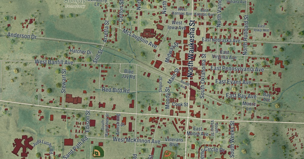 Map of Bonifay, Florida in 2026