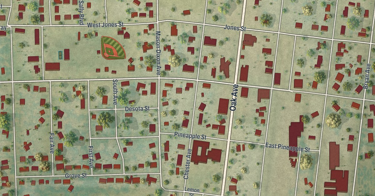 Map of Bowling Green, Florida in 2026