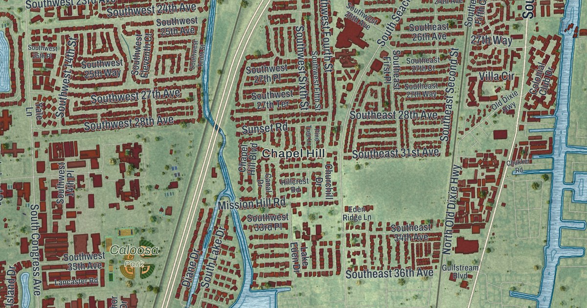 Map of Boynton Beach, Florida in 2026