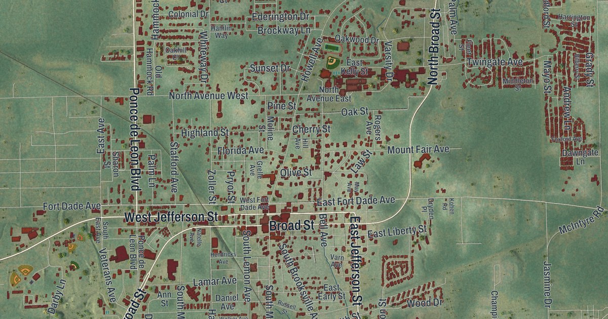 Map of Brooksville, Florida in 2026