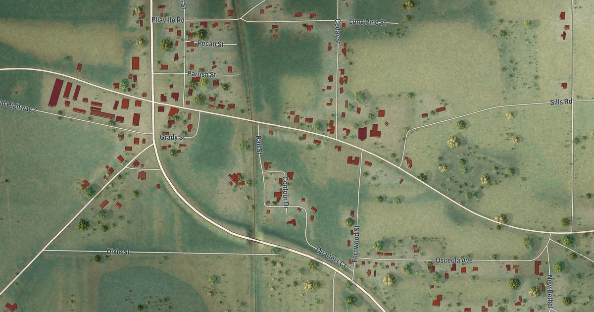 Map of Campbellton, Florida in 2026