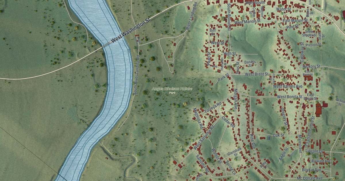 Map of Chattahoochee, Florida in 2026