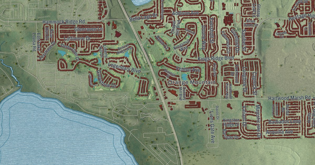 Map of Clermont, Florida in 2026