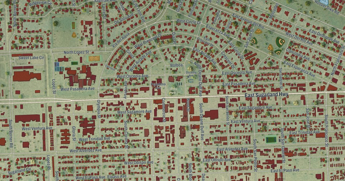 Map of Clewiston, Florida in 2026