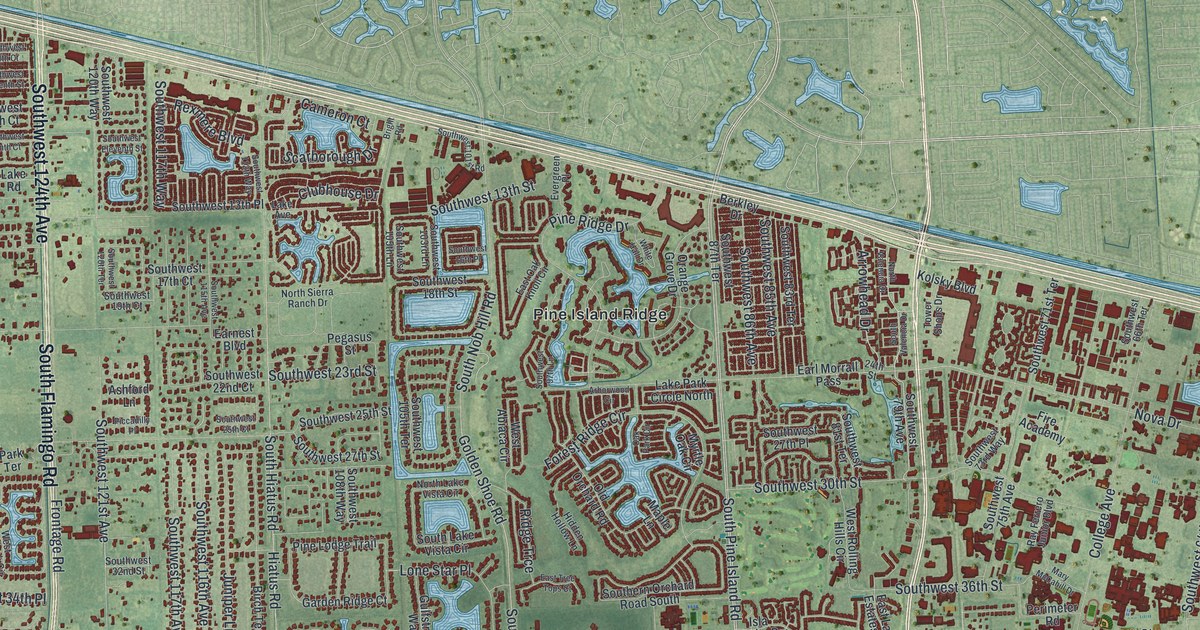 Map of Davie, Florida in 2026