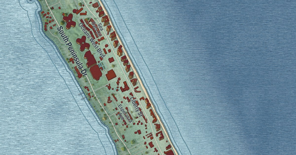 Map of Daytona Beach Shores, Florida in 2026