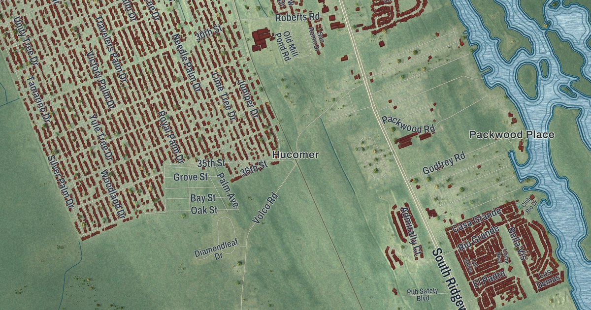 Map of Edgewater, Florida in 2026