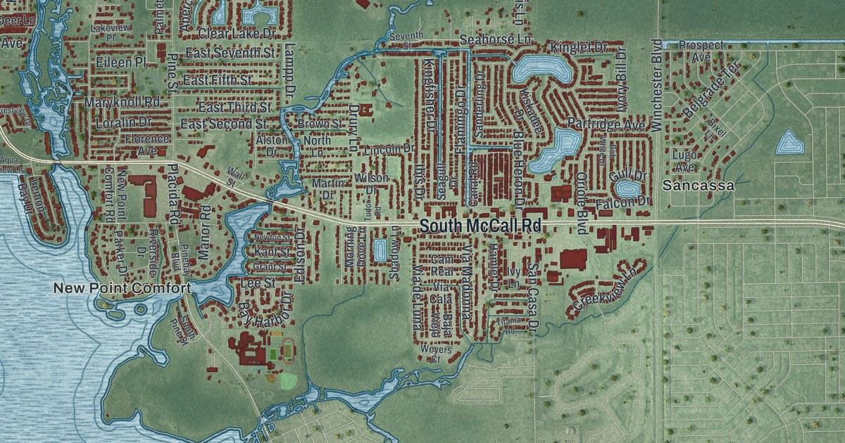 Map of Englewood, Florida in 2026
