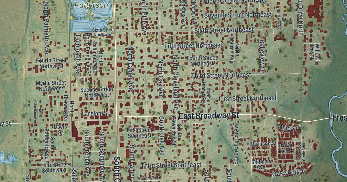 Map of Fort Meade, Florida in 2026