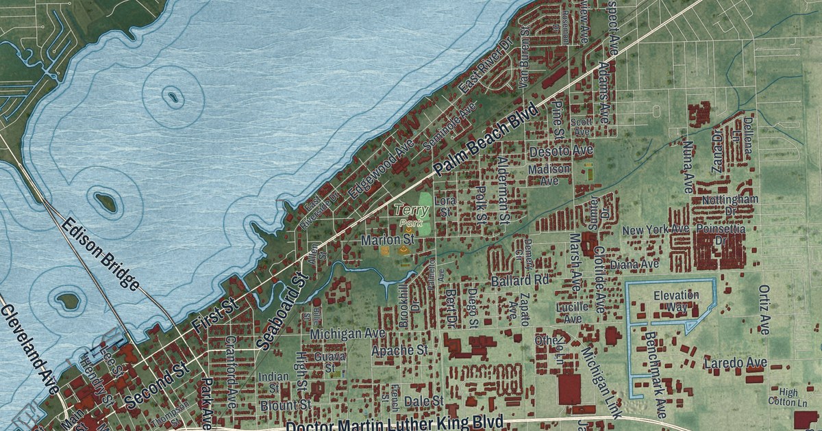 Map of Fort Myers, Florida in 2026