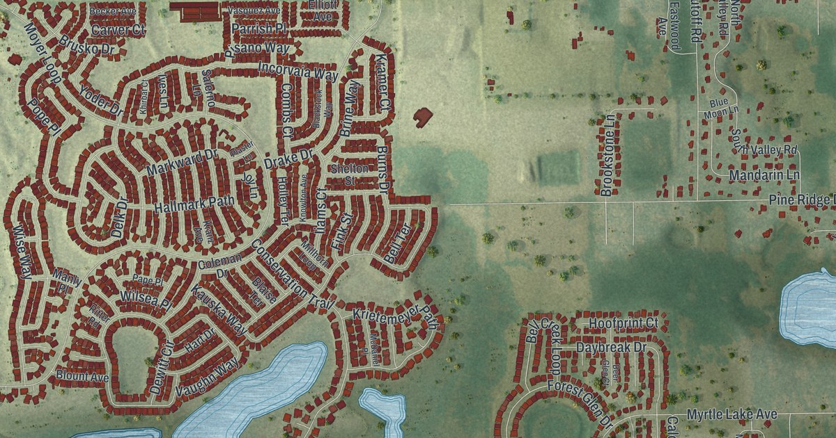 Map of Fruitland Park, Florida in 2026