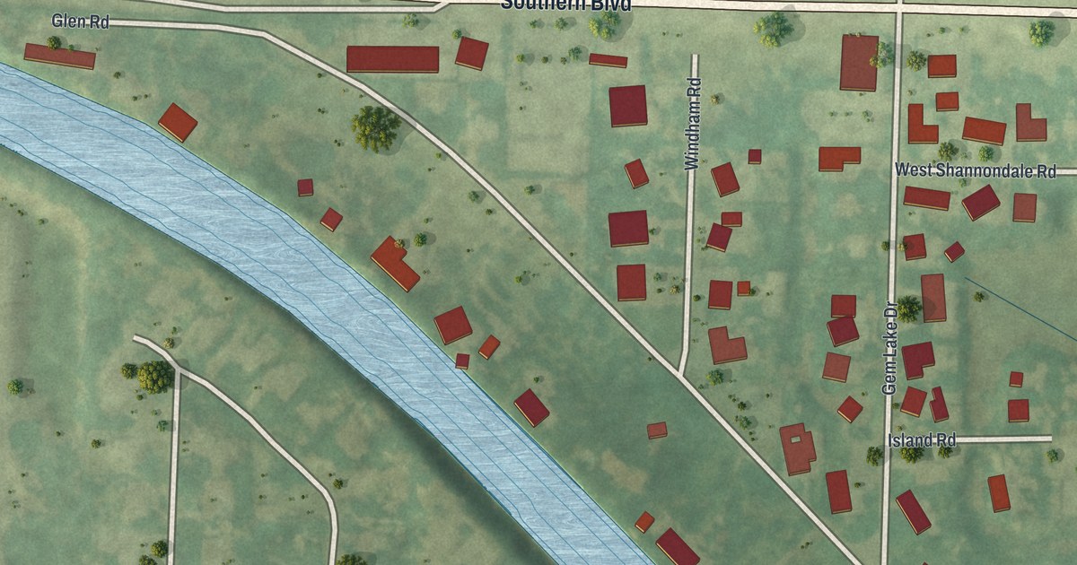 Map of Glen Ridge, Florida in 2026