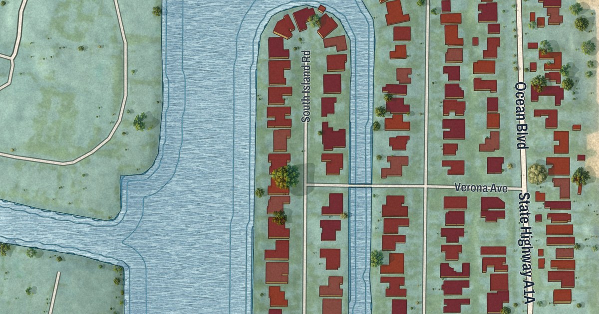 Map of Golden Beach, Florida in 2026