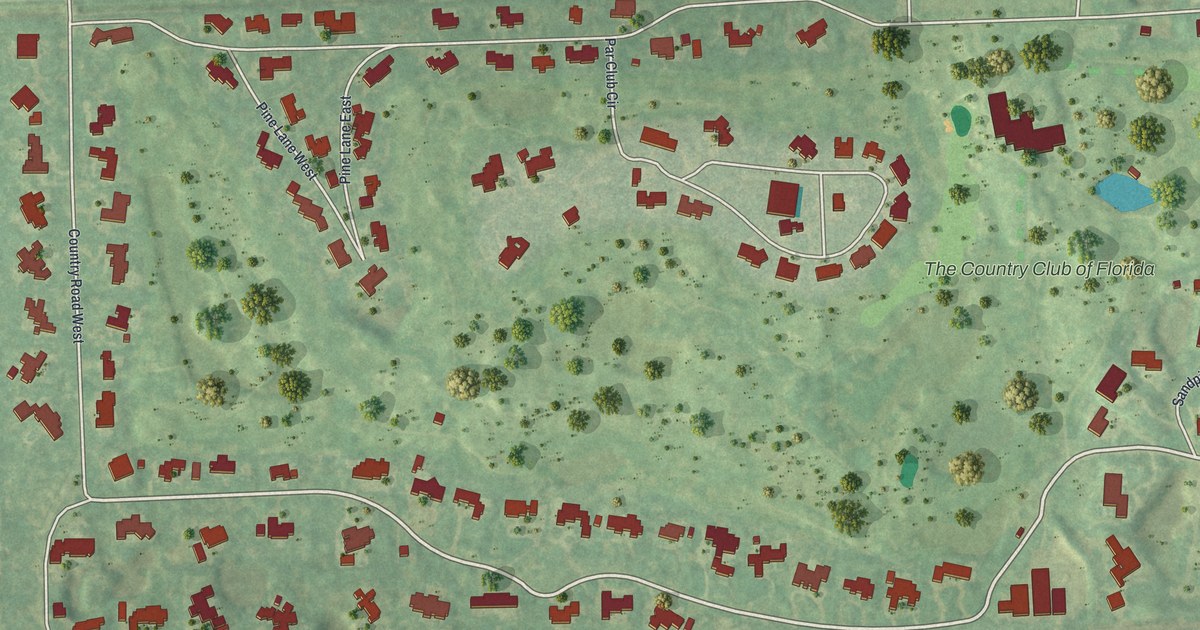 Map of Golf, Florida in 2026
