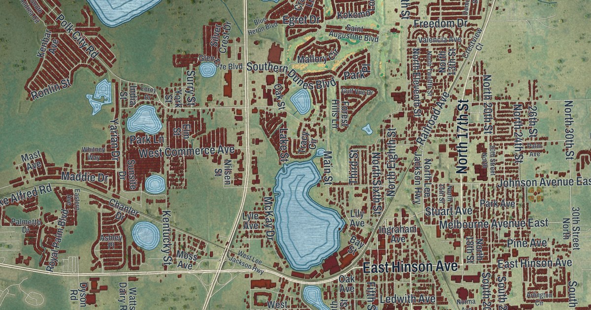 Map of Haines City, Florida in 2026