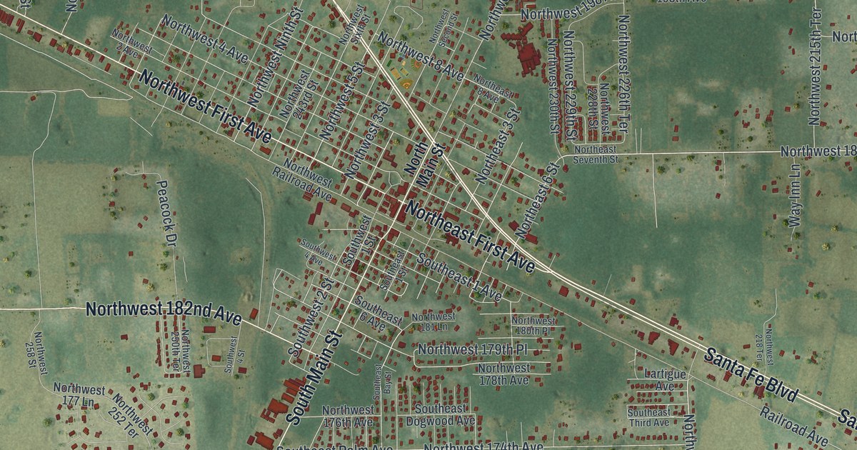 Map of High Springs, Florida in 2026