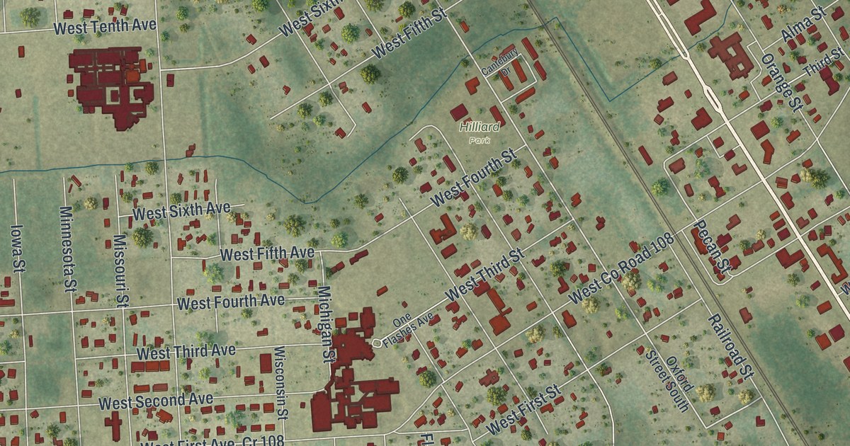 Map of Hilliard, Florida in 2026