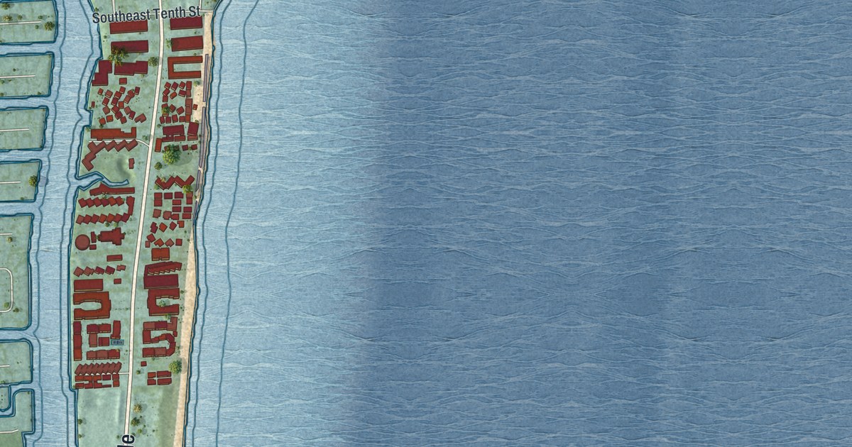 Map of Hillsboro Beach, Florida in 2026