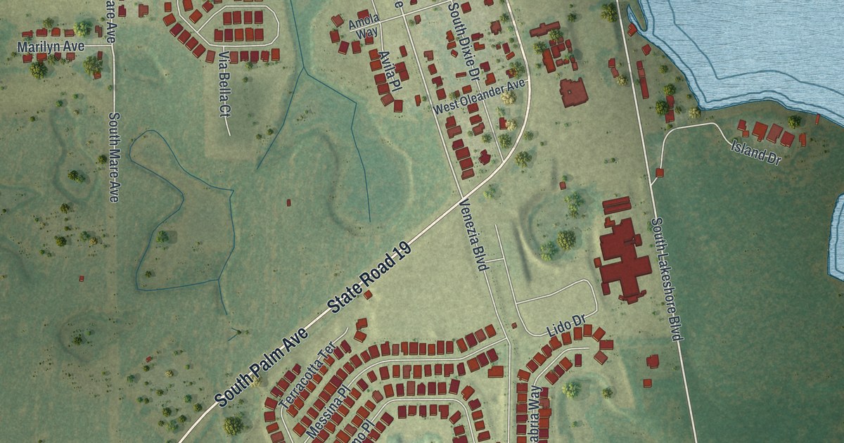 Map of Howey-in-the-Hills, Florida in 2026