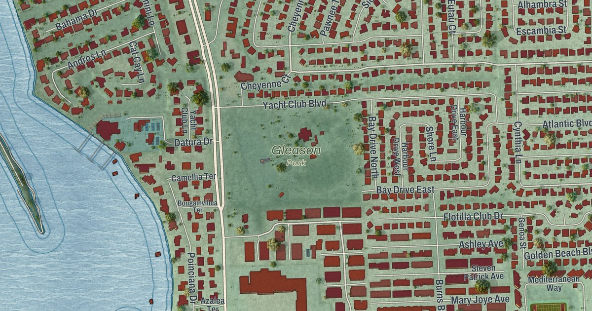 Map of Indian Harbour Beach, Florida in 2026