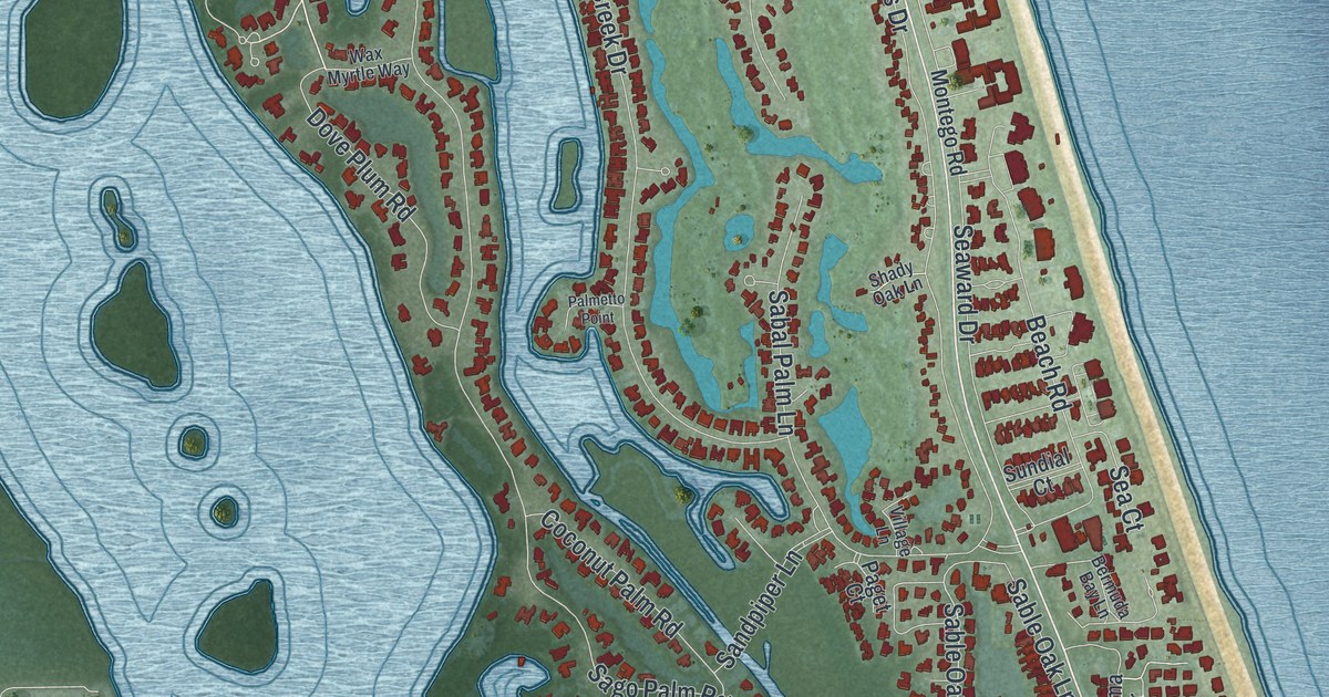 Map of Indian River Shores, Florida in 2026