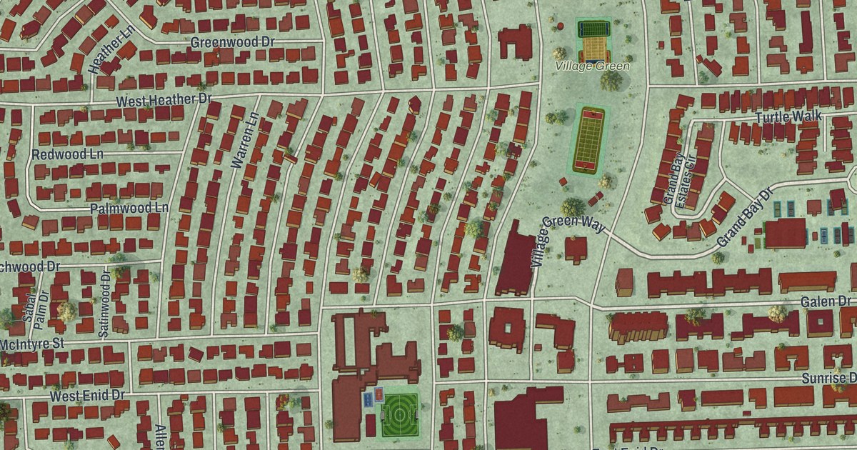 Map of Key Biscayne, Florida in 2026