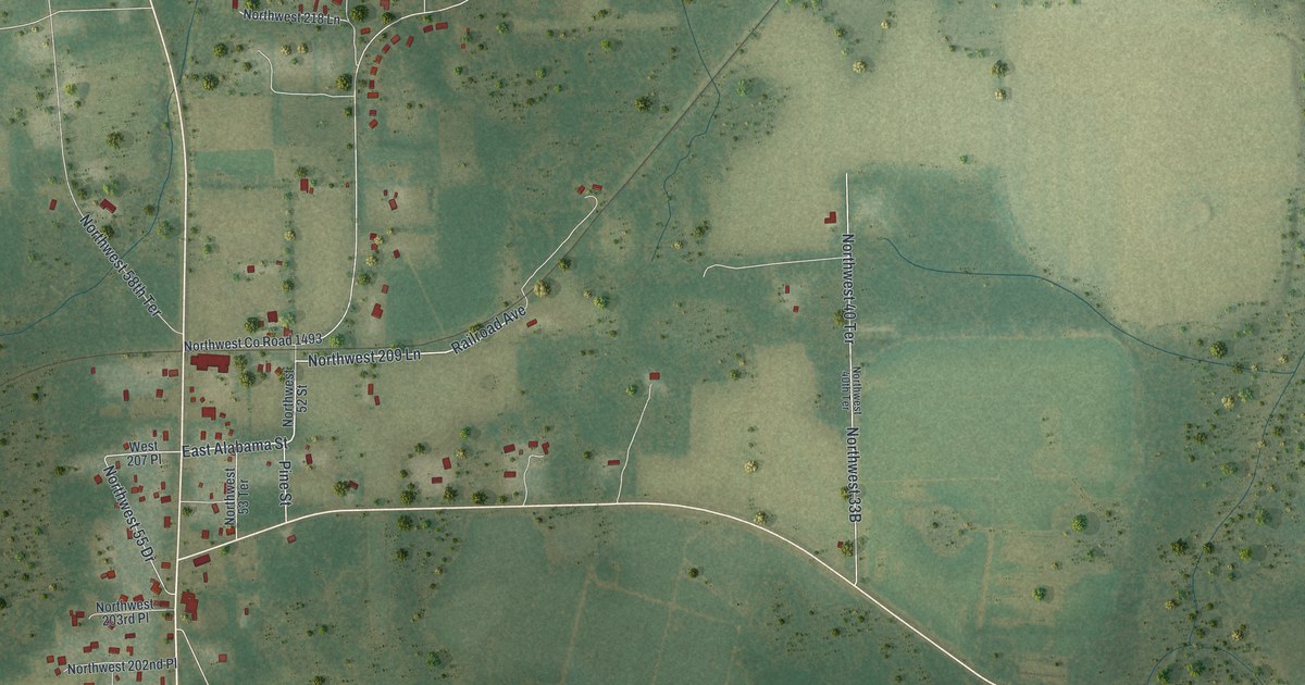 Map of La Crosse, Florida in 2026