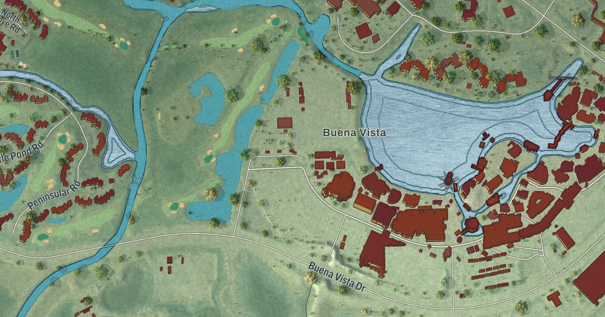 Map of Lake Buena Vista, Florida in 2026