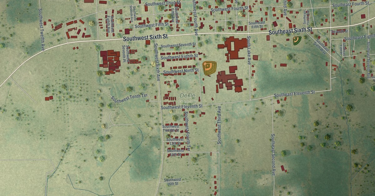 Map of Lake Butler, Florida in 2026