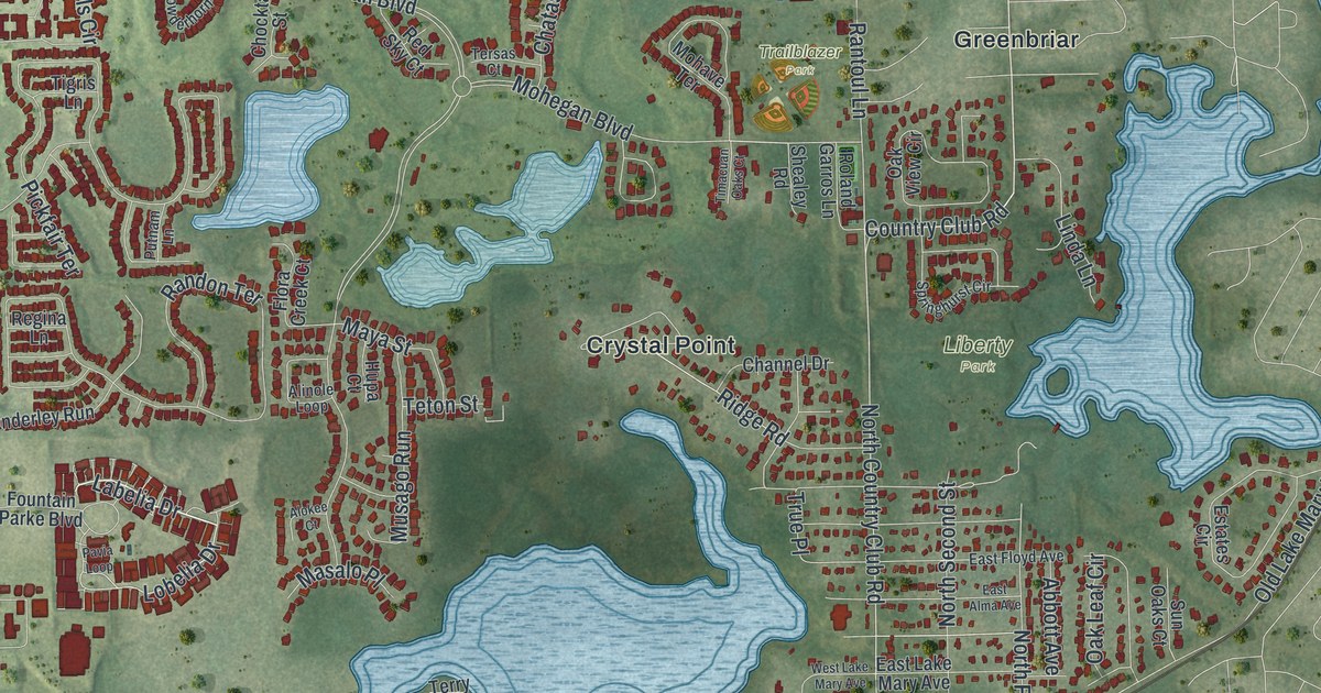 Map of Lake Mary, Florida in 2026