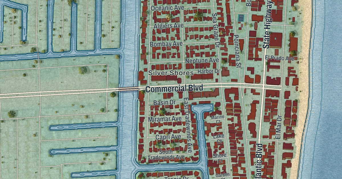 Map of Lauderdale-by-the-Sea, Florida in 2026