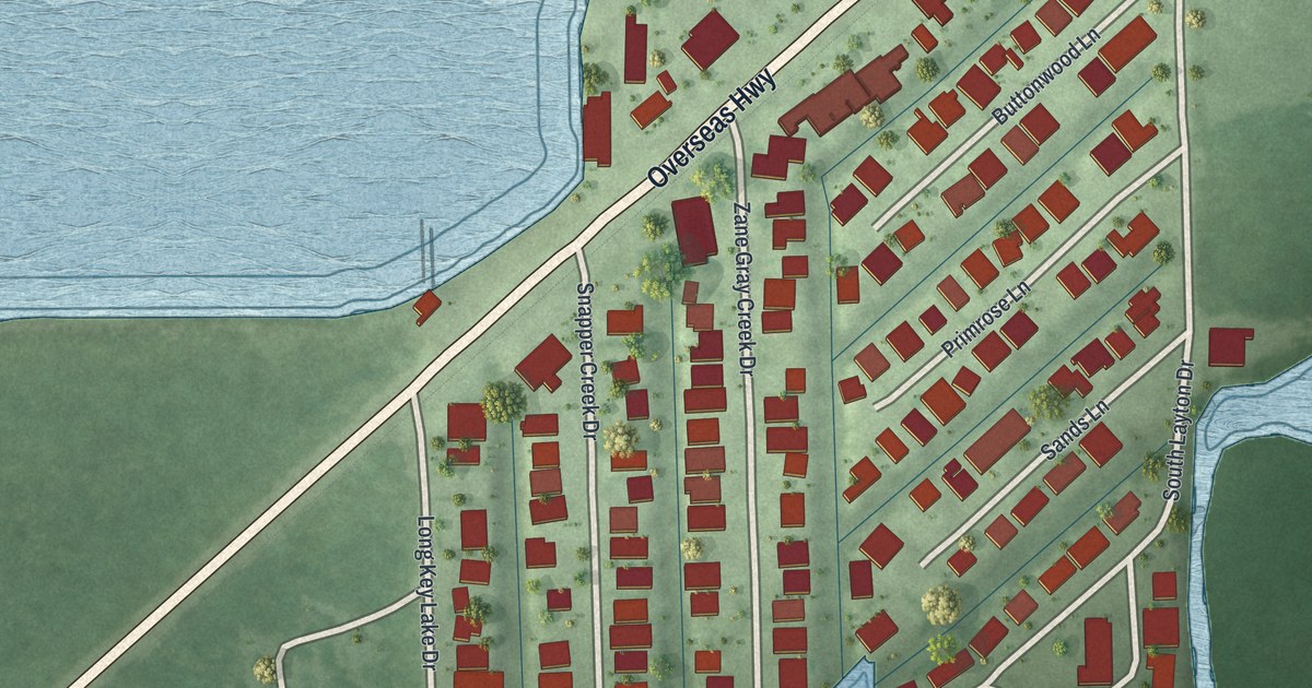 Map of Layton, Florida in 2026
