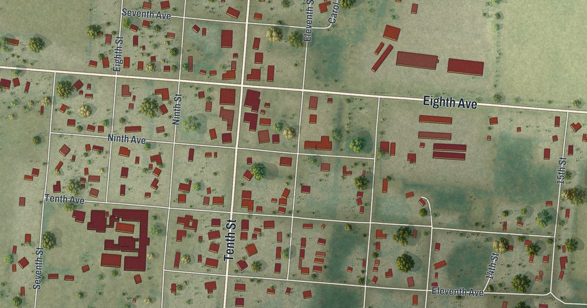 Map of Malone, Florida in 2026
