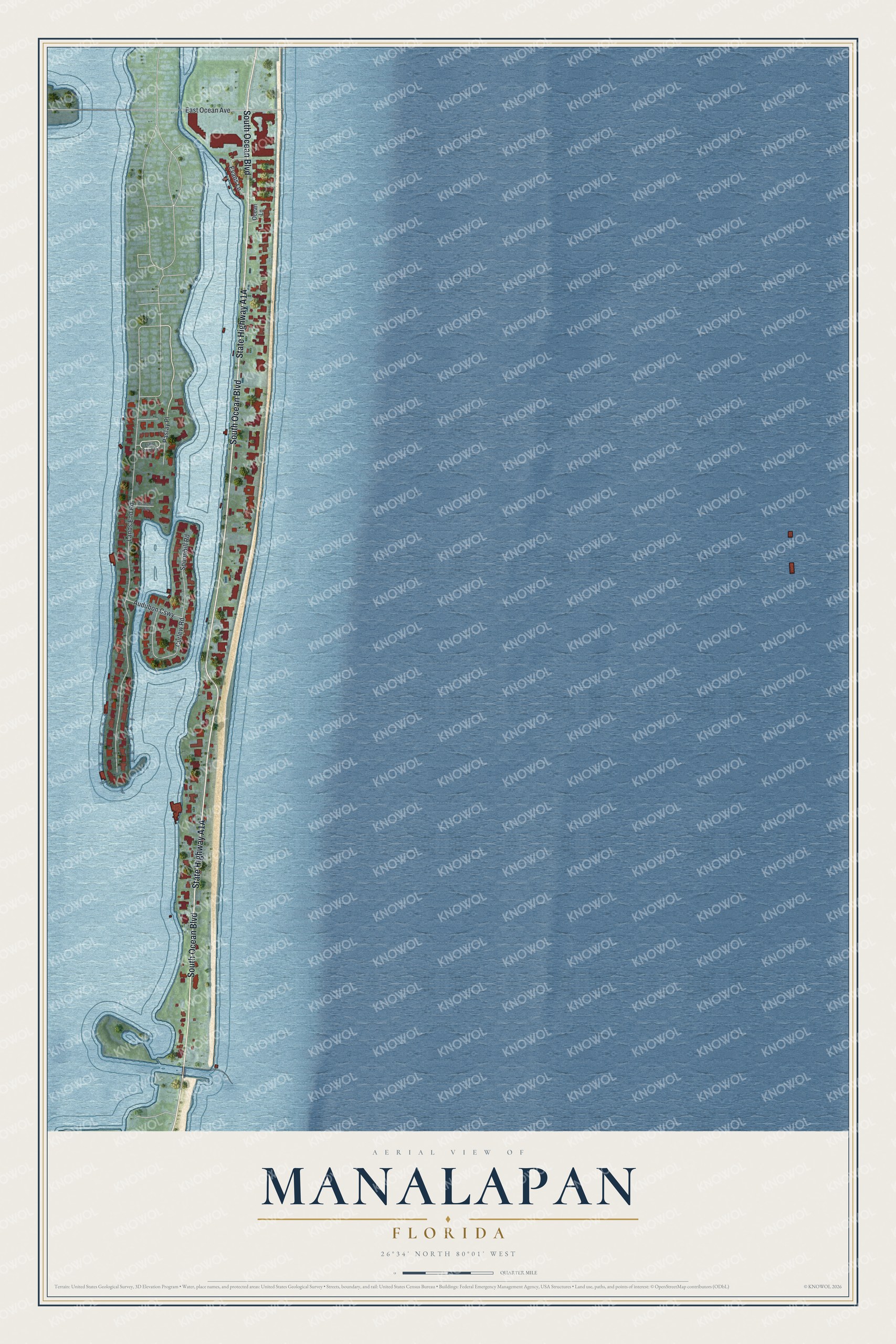 Watermarked full-map preview of Manalapan, Florida