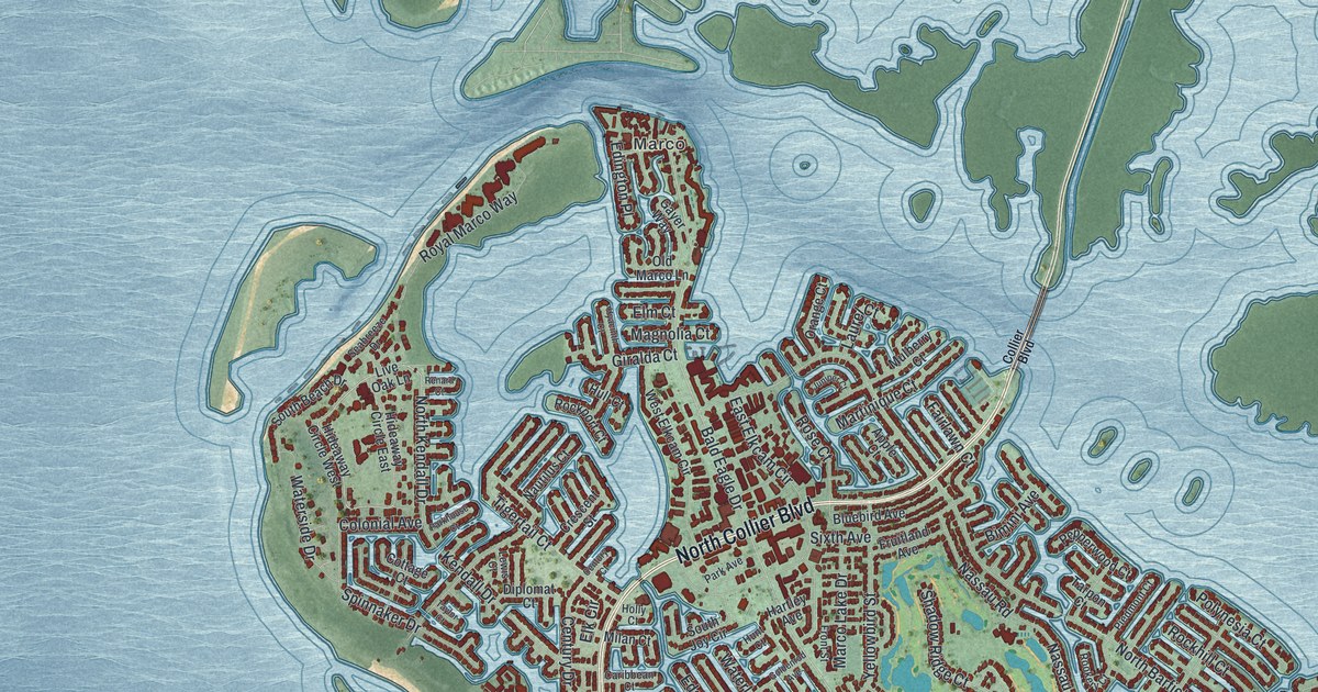 Map of Marco Island, Florida in 2026