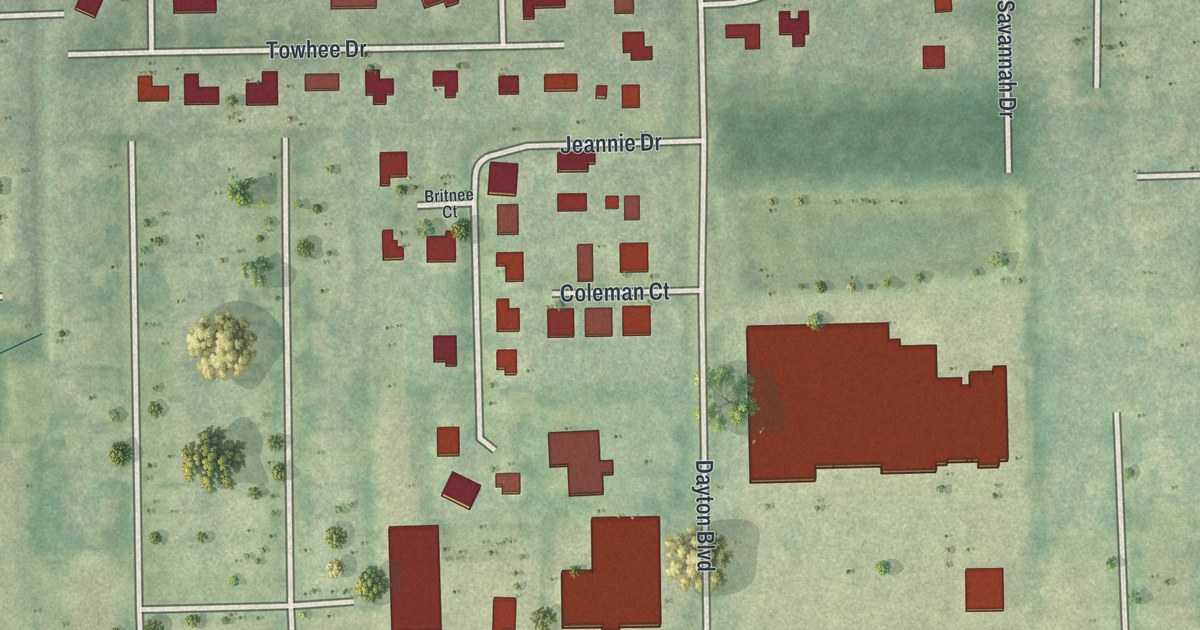 Map of Melbourne Village, Florida in 2026