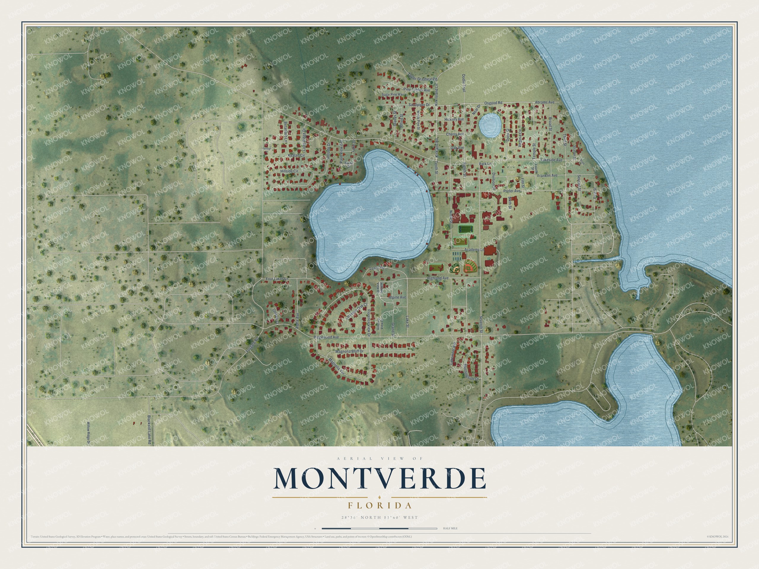 Watermarked full-map preview of Montverde, Florida