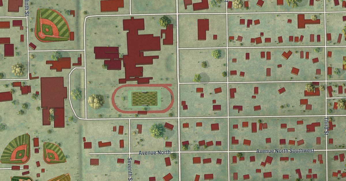 Map of Moore Haven, Florida in 2026