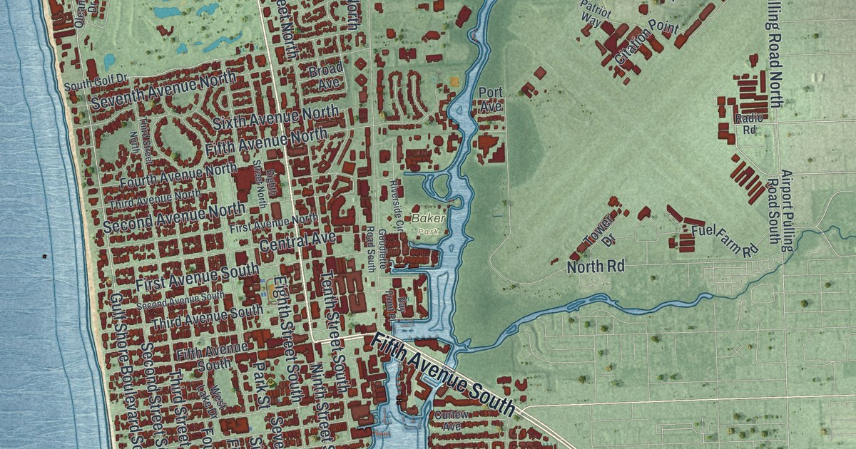Map of Naples, Florida in 2026