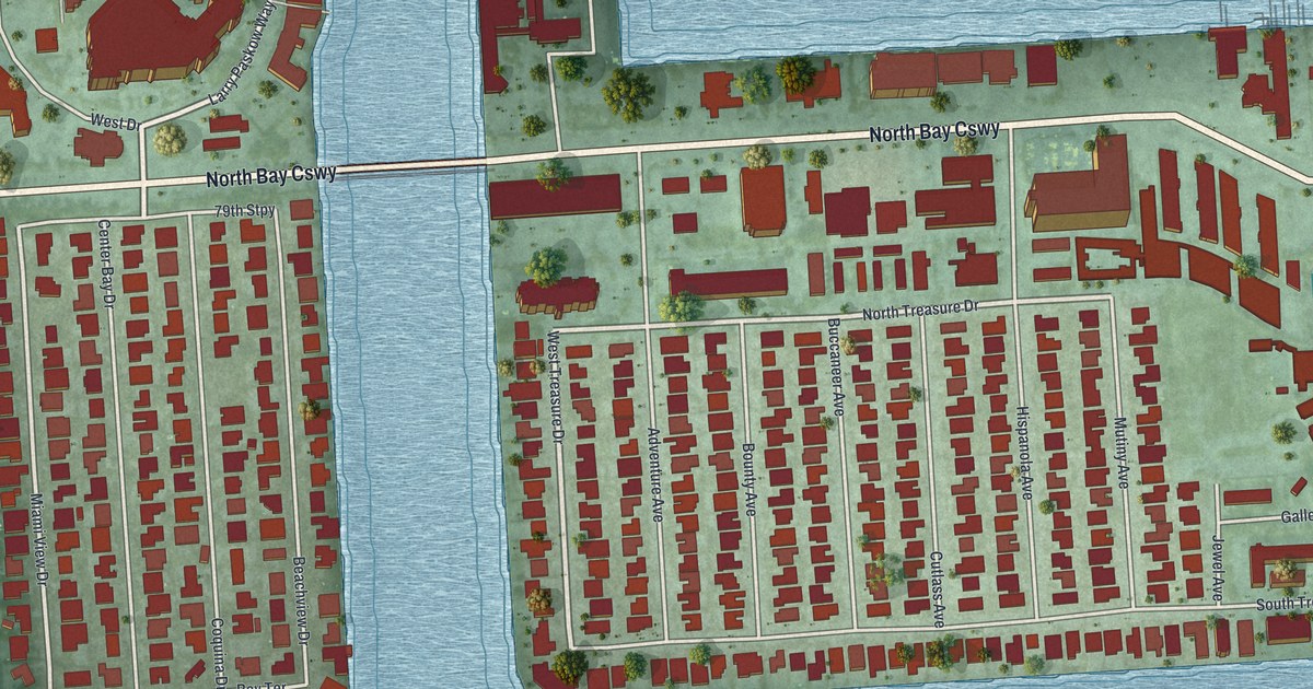Map of North Bay Village, Florida in 2026