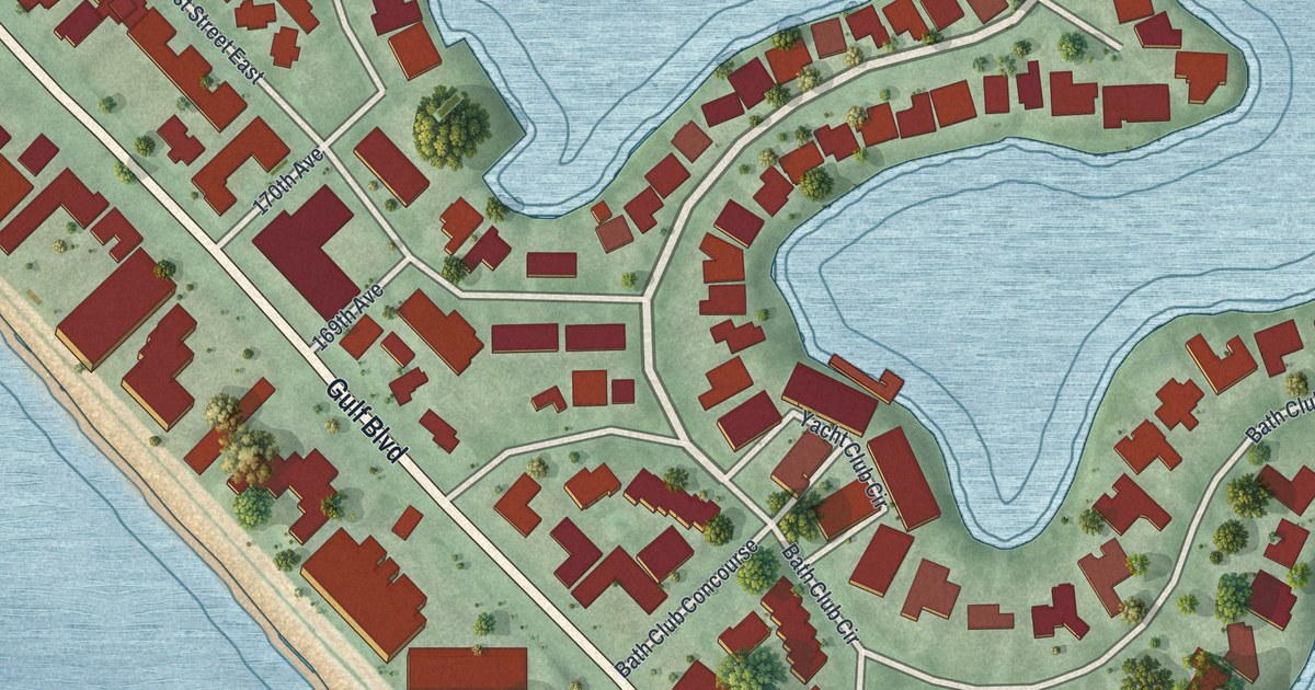 Map of North Redington Beach, Florida in 2026