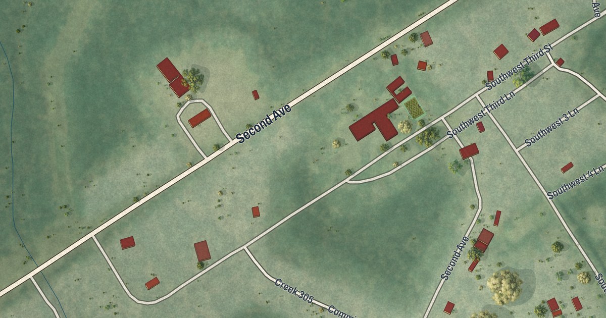 Map of Otter Creek, Florida in 2026