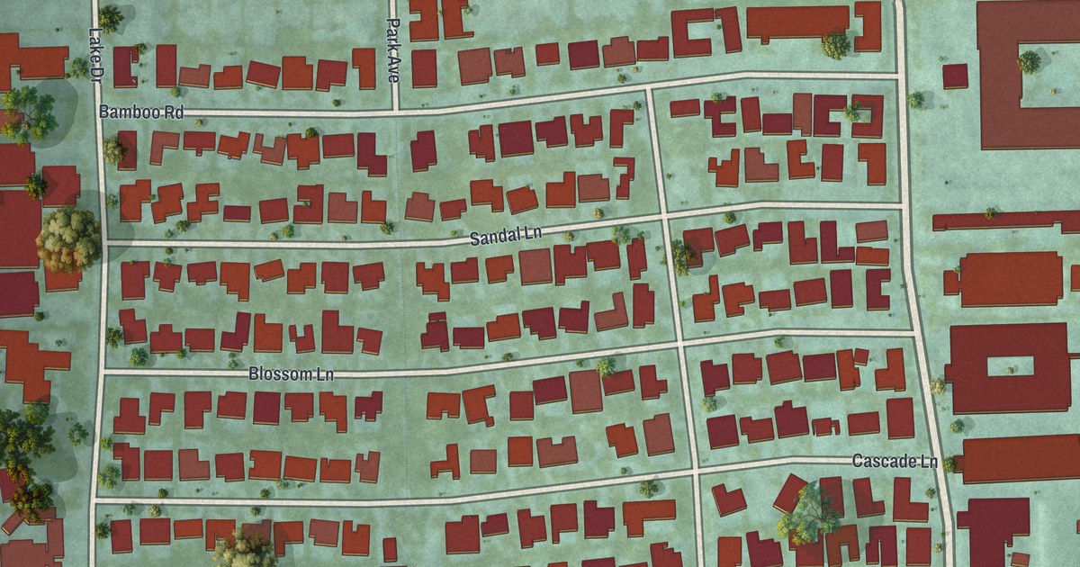Map of Palm Beach Shores, Florida in 2026