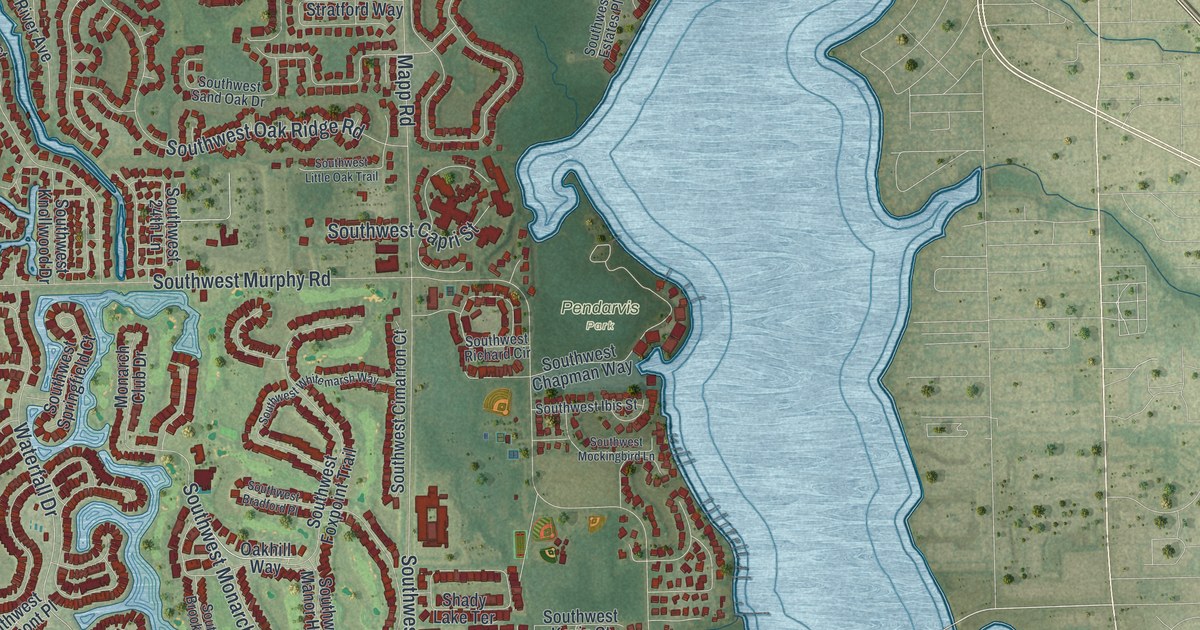 Map of Palm City, Florida in 2026