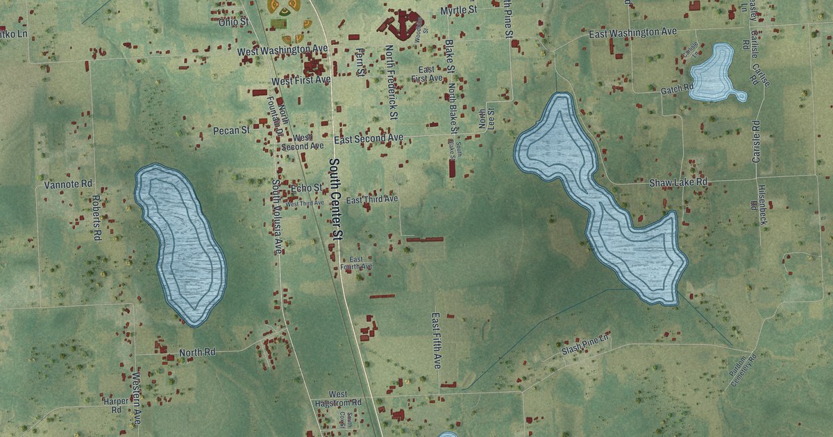 Map of Pierson, Florida in 2026